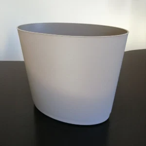 Corbeille plastique taupe